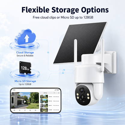 📡 4G LTE Solar Outdoor Security Camera (No WiFi Required) ☀️