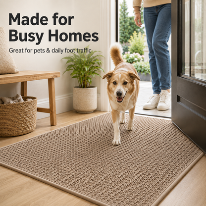🐾 Cozy Soft Dirt-Trapper Indoor Mat