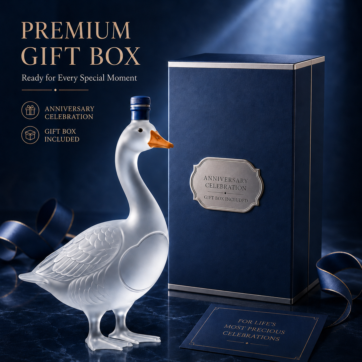 🦢 Swan Bottle – Luxury Collector Gift Edition