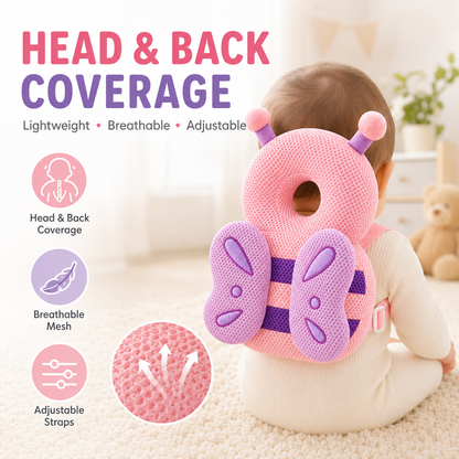 👶 Baby Head Protection Cushion Pad Toddler Walking Crawling Safety Pillow 🦋