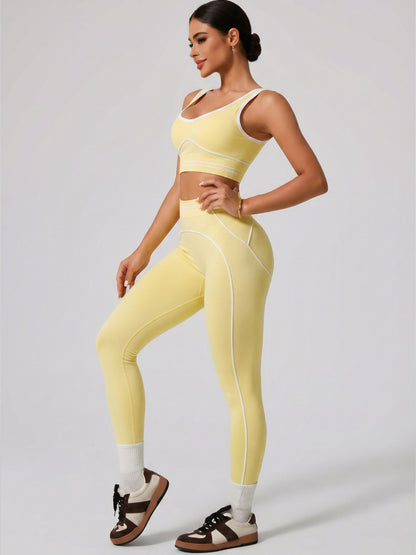 💗 Sculpt Seamless High-Waist Set | Butt Lift Gym Outfit ✨ | Squat Proof Workout Wear