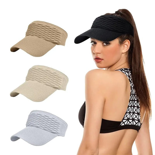 🔥 Women's High Ponytail Sun Visor Hats – 55% OFF Ends Tonight! ☀️