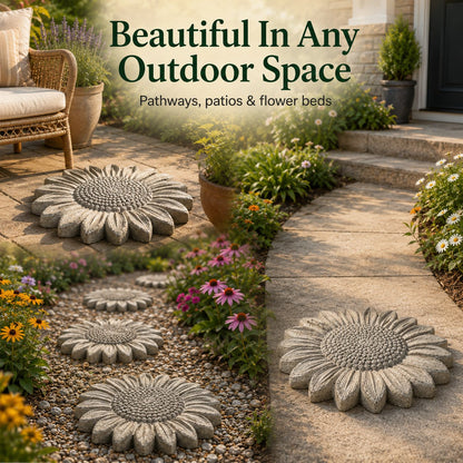 💥 LAST DAY 50% OFF - 🌻 Reusable Sunflower Stepping Stone Mold