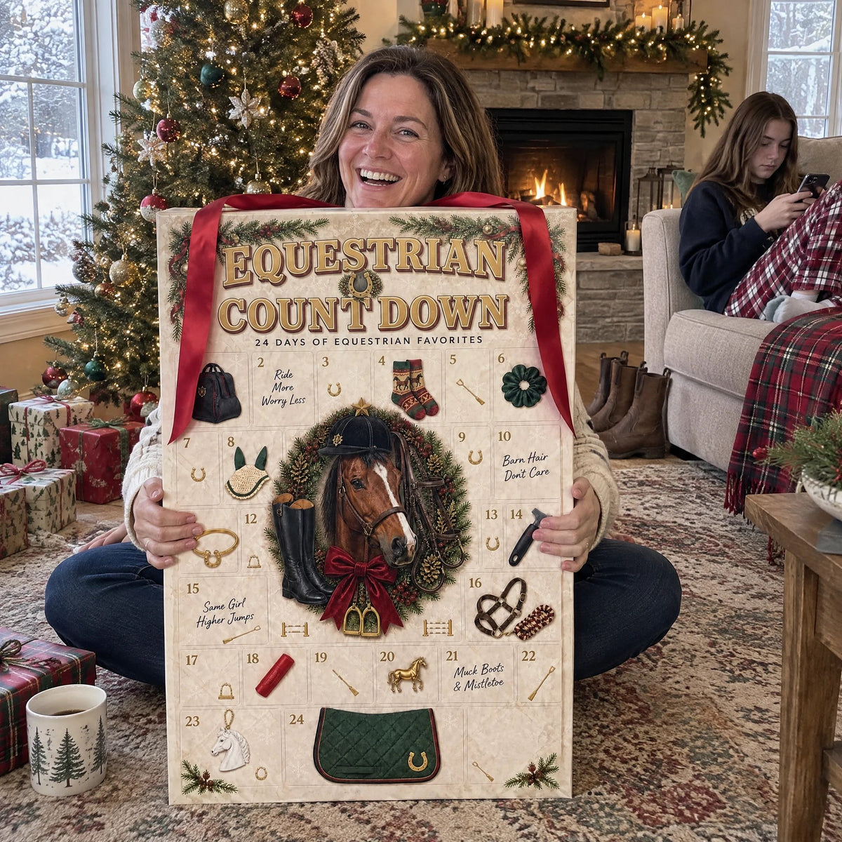 🐴🎄 24-Day Equestrian Advent Calendar – Full-Size Horse Gear Surprises