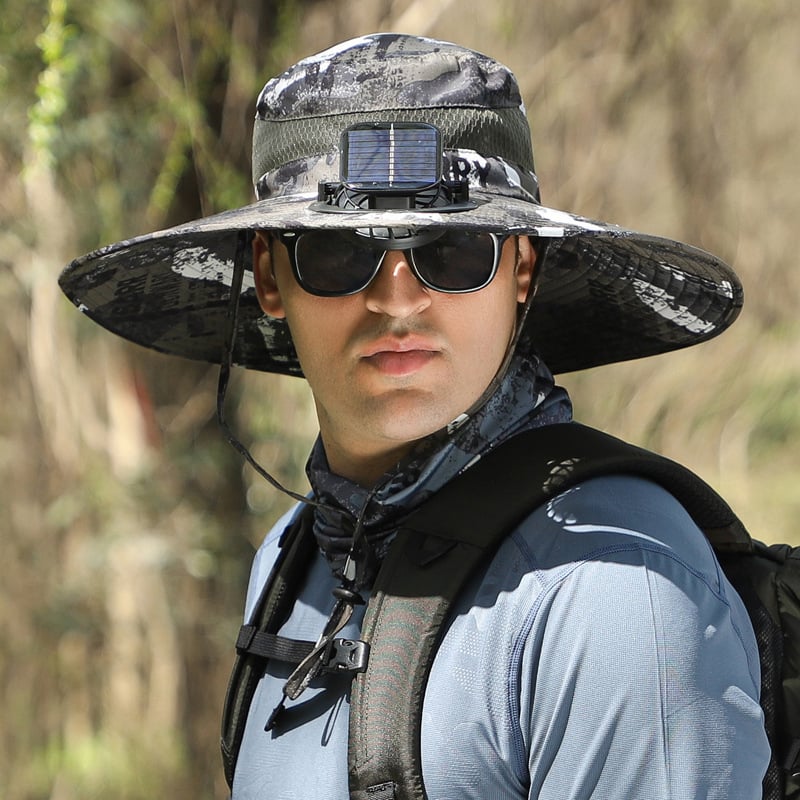 🔥Summer Hot Sale 49% OFF⚡2026 New Ultralight Solar Fan Sun Hat🎁Lighter Than a Baseball!⚾