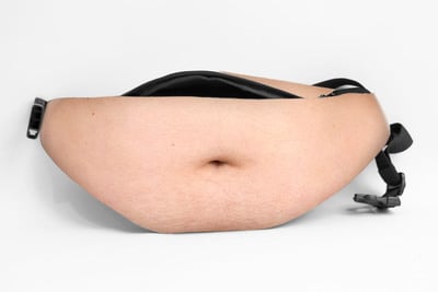 😂 3D Beer Belly Fanny Pack – Funny Waist Bag & Gag Gift 🎁