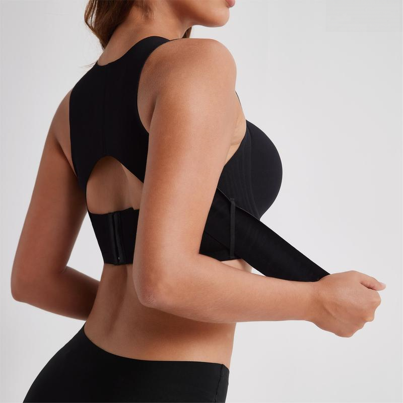 ✨Cross Back Front Closure Bra – Wireless Comfort & Posture Support
