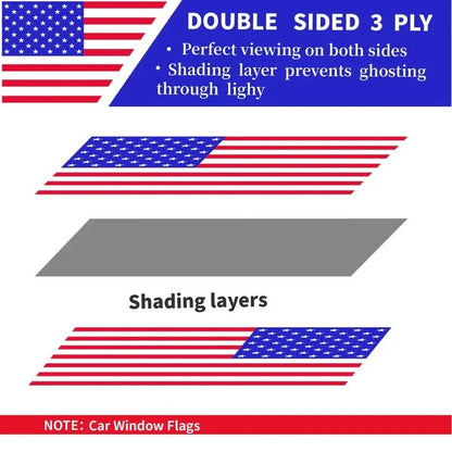 🎉4th Of July Flash Sale 65K+🔥American Car Hood Flag🦅No Glue No Tools🚗 Install in 1 Minute