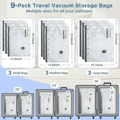 ✈️49% OFF TODAY🧳 Travel Vacuum Storage Bags with Electric Pump