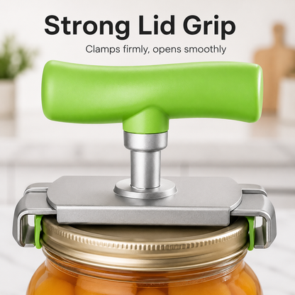 Effortless Arthritis Jar Opener, 2024 Upgraded Bottle Opener Is Suitable For Hand-Weak, Easy-To-Open Adjustable Handle Bottle Opener, Suitable For The Elderly.