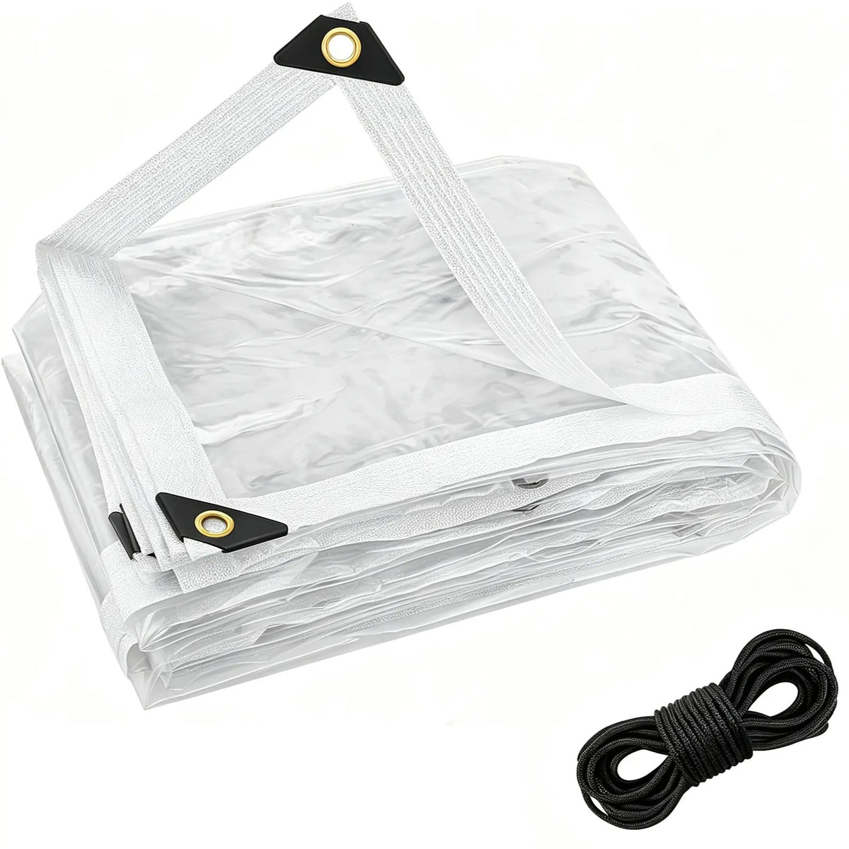 🔥LAST DAY 50% OFF - 🌧️ RainShield Pro™ Transparent Waterproof Tarp – Heavy-Duty Outdoor Cover with Secure Grommets