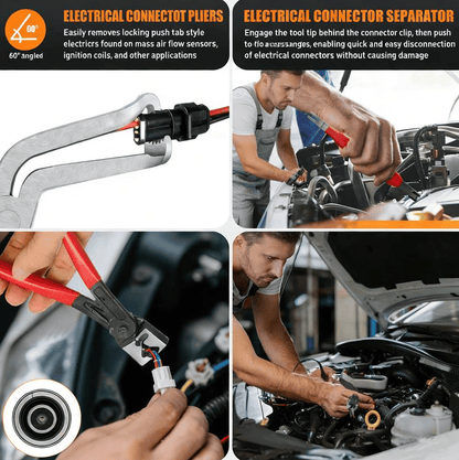 🛠️ 5-Piece Automotive Electrical Disconnect Pliers Kit | Connector & Clip Removal Tools