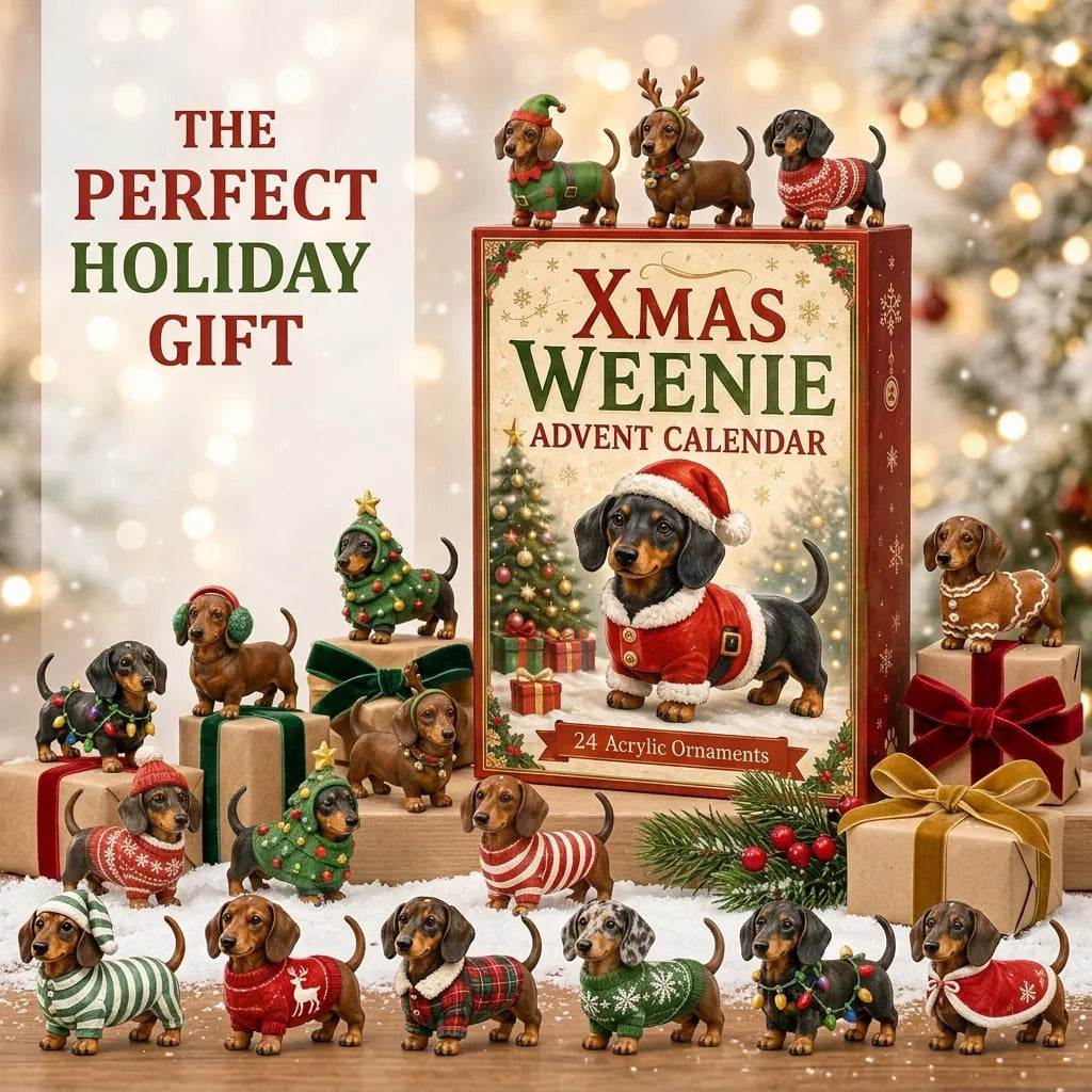 🐶🎄 24 Tiny Dachshunds. One Very Merry Christmas.