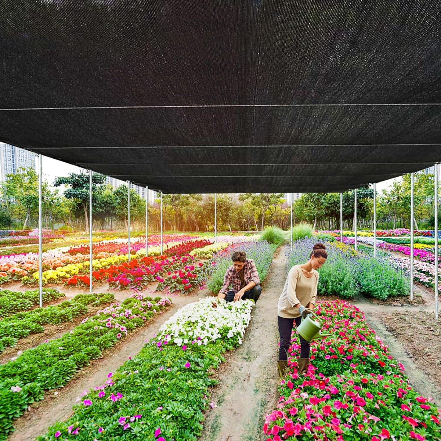 🏡Create the Perfect Backyard Oasis☀️ 🌿90% UV-Blocking Heavy-Duty Shade Cloth