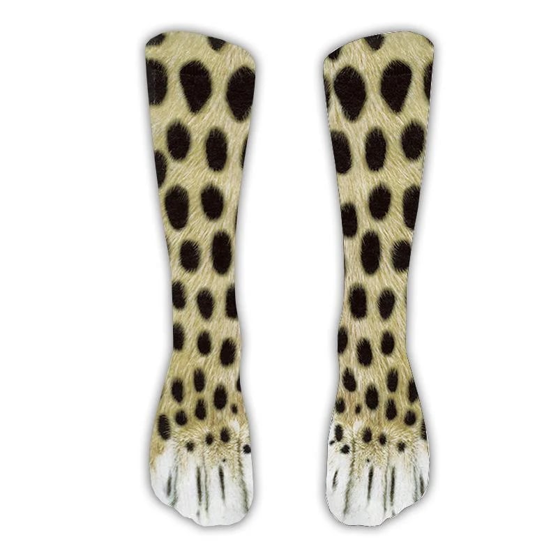 🔥3D Animal Paw Print Novelty Socks
