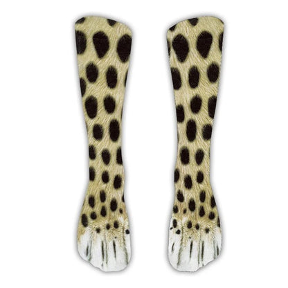 🔥3D Animal Paw Print Novelty Socks