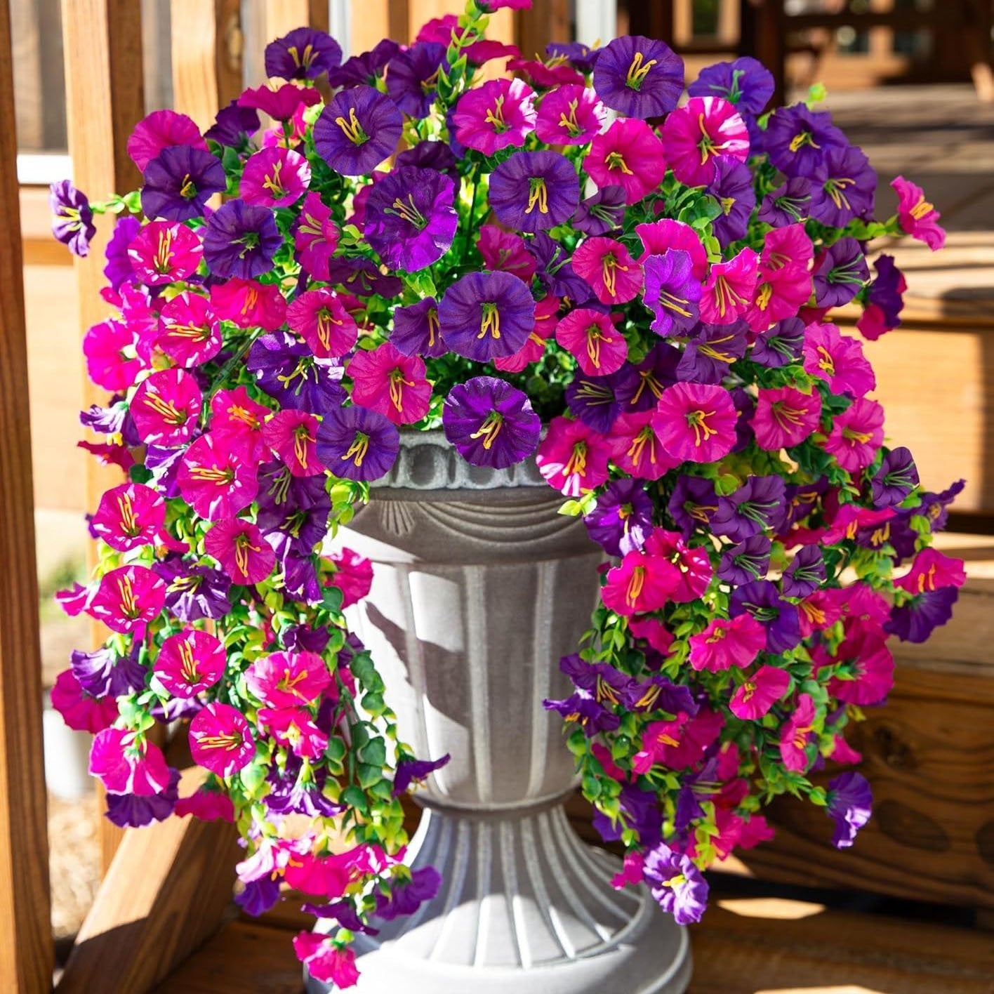 💐Artificial Flower 🌸Faux Flower🏡Decorative Flower for Home Garden, Porch, Window Box, Yard and Seasonal Celebrations