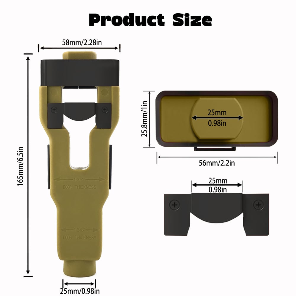 🚪Professional Door Latch Installation Template Jig, Door Lock Mounting Guide Tool