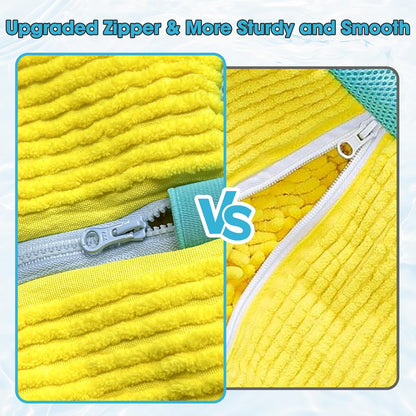 Laundry Shoe Bag with an Upgraded Zipper