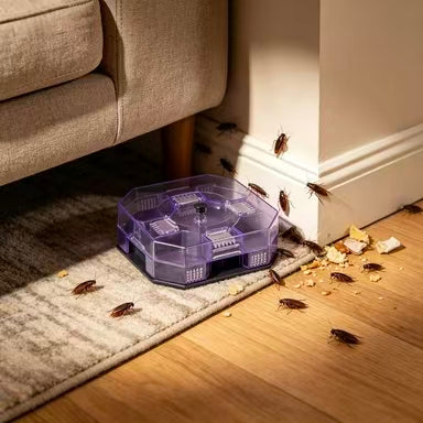 🪳 Reusable High-Efficiency Roach Trap Eco-Friendly Multi-Entry Physical Capture Box 🛡️