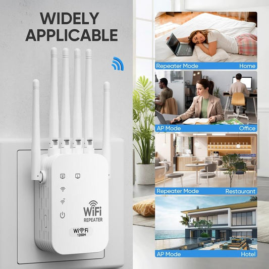 ⏰BLACK FRIDAY SALE🎁 WiFi Extender 2026 6-Antenna Strong Signal