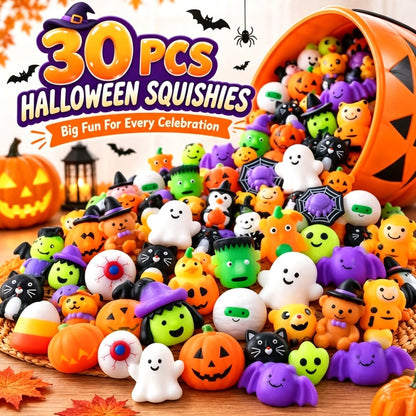 🔥Last Day 50% OFF - 🎃 30PCS Halloween Mini Squishy Toys for Kids
