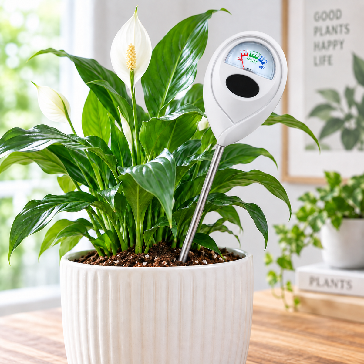 🪴 Soil Moisture Meter for Indoor & Outdoor Plants – No Batteries 💧