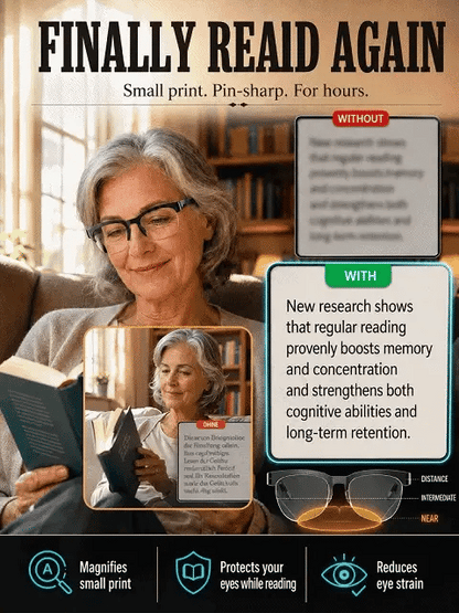 🔥Smart Zoom Color-Changing Solar Real-Time AI Translation Glasses👀