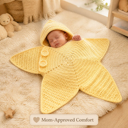 👶Turn Your Little One Into the Cutest Starfish Ever! – Handmade Baby Outfit🥹