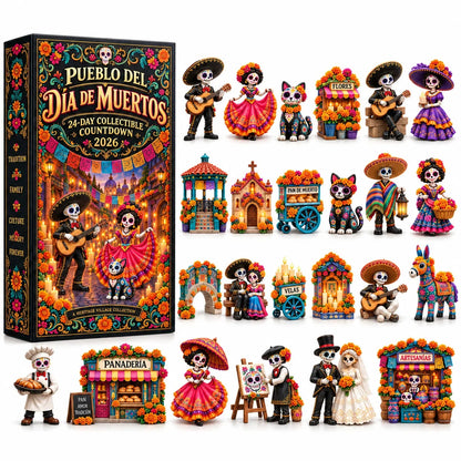 🔥DAY OF THE DEAD KICKOFF 49% OFF - 💀Day of the Dead Village Advent Calendar 2026🎁