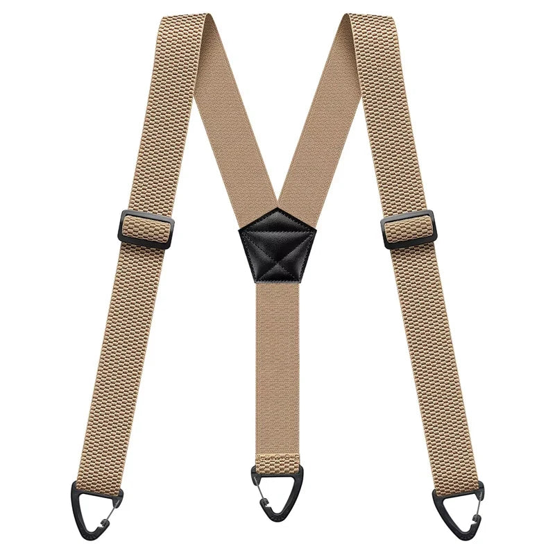 Men's X-Back Suspenders with Hook Clips