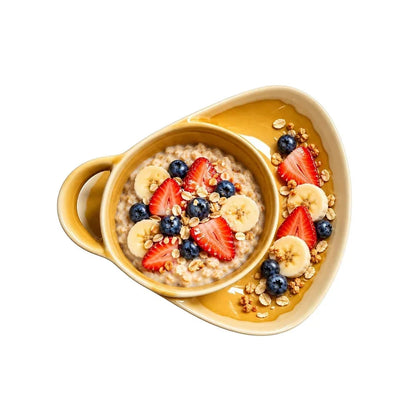 🍲✨ Rustic Reactive Glaze Ceramic Soup Bowls with Handles – Cozy Serveware