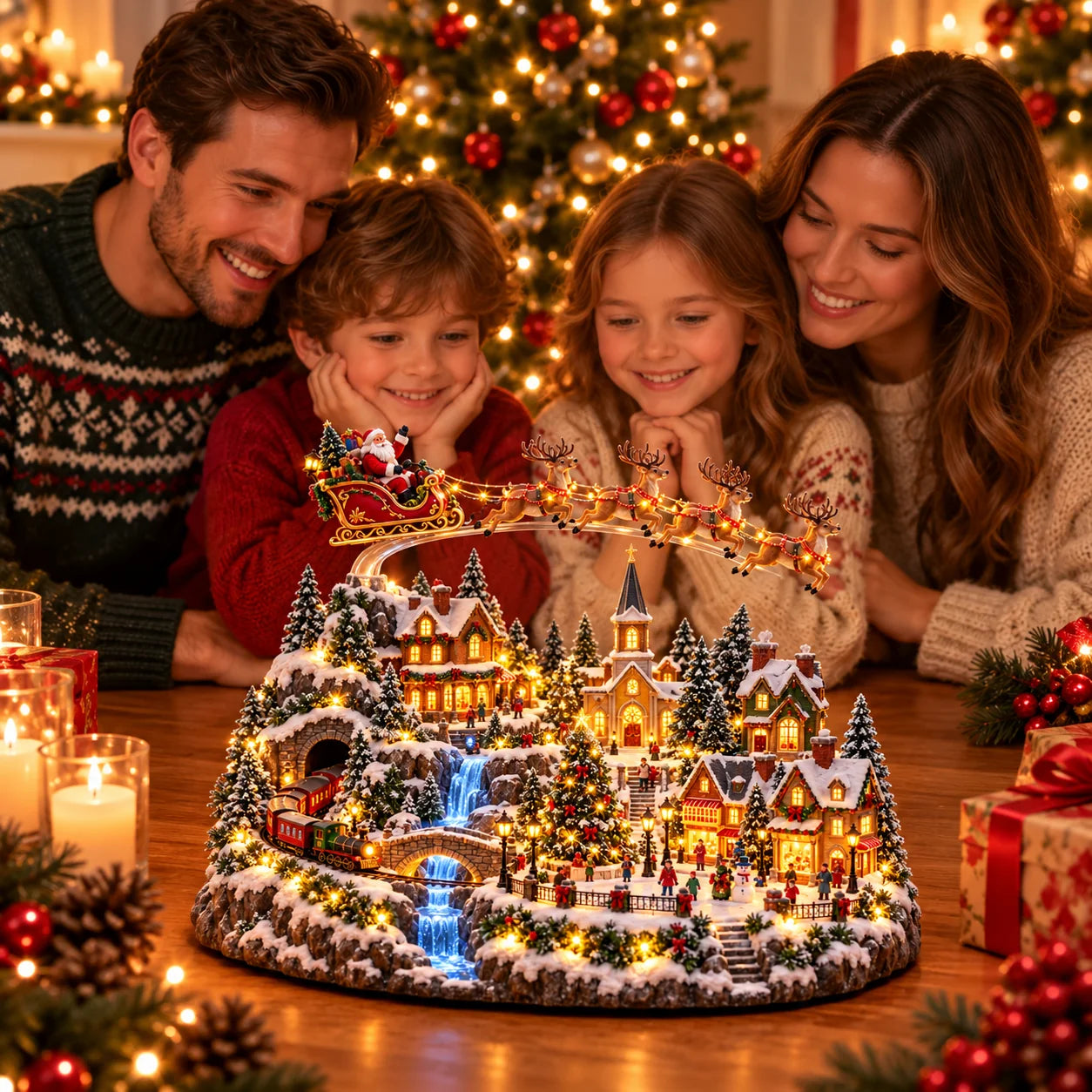Santa's Flying Reindeer Village