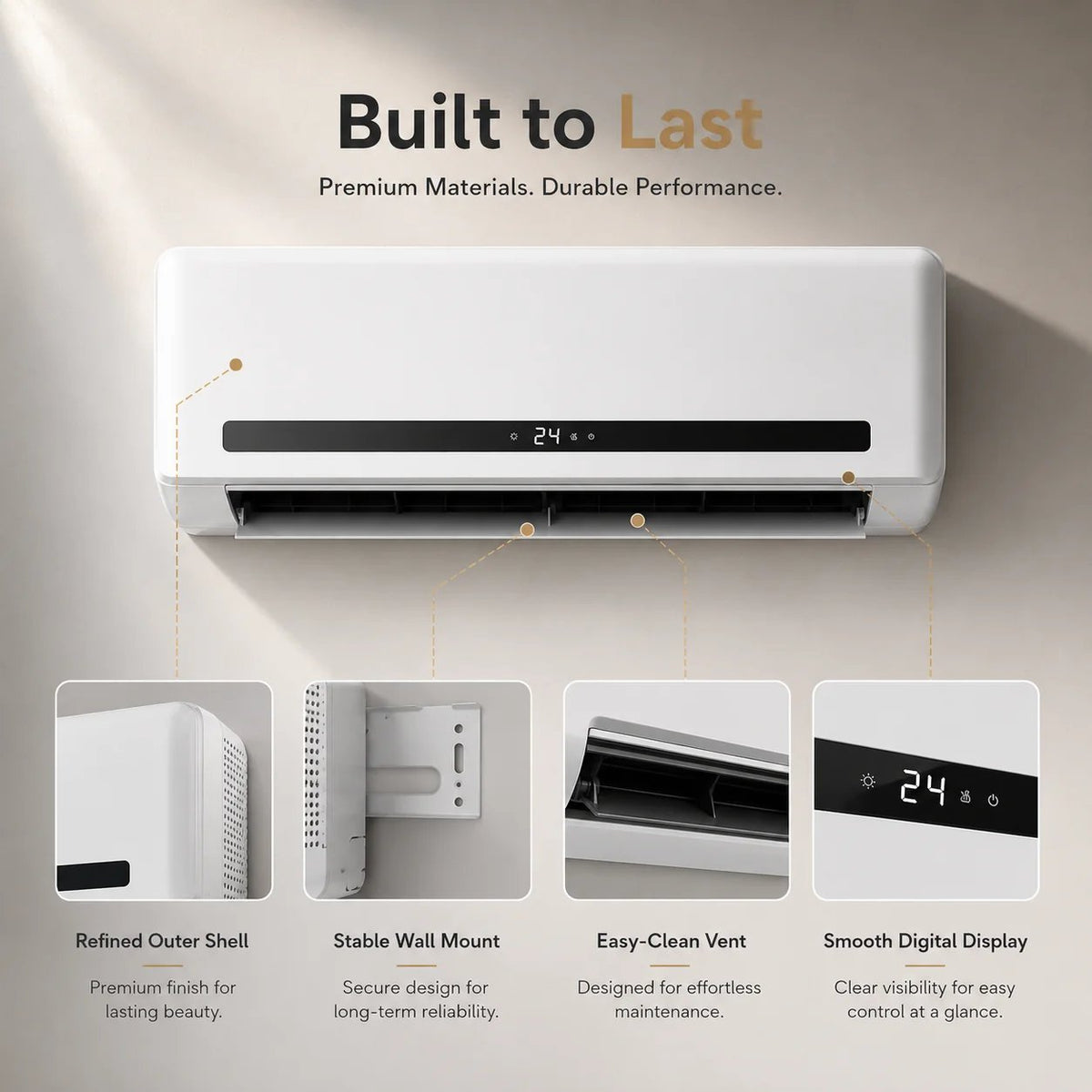 🔥 50% OFF – 2-in-1 Wall-Mounted Heater & Air Cooler
