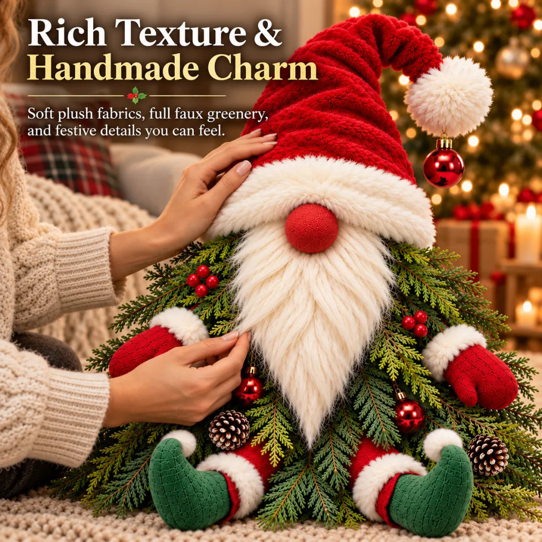 🎄✨  Sitting Christmas Evergreen Gnome™ – Cute Holiday Decor ❤️