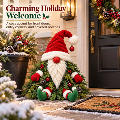 🎄✨  Sitting Christmas Evergreen Gnome™ – Cute Holiday Decor ❤️