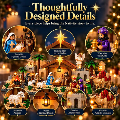 🎄 24-Day Nativity Advent Calendar – Build the Christmas Story One Day at a Time ✨