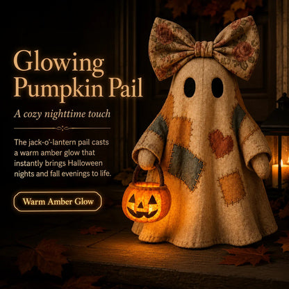 🔥🎁【Halloween Gifts】Lighted Vintage Patchwork Ghost-Buy 2 Get Free Shipping🎃✨🍂