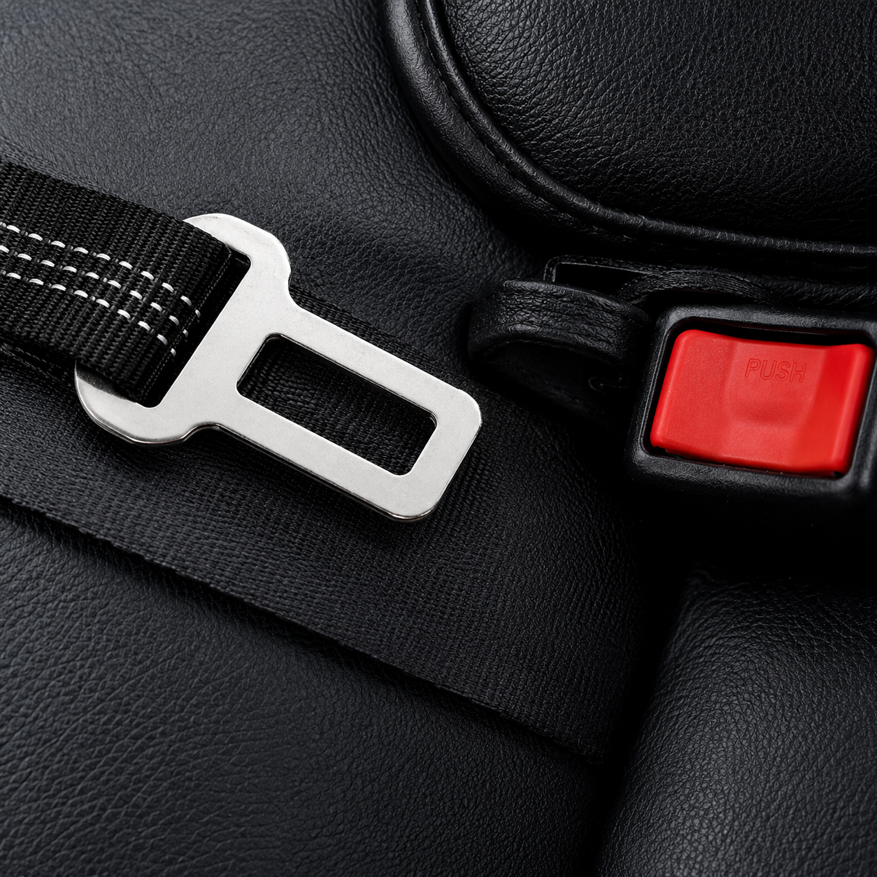 Dog Seat Belt, Upgraded 2-in-1 Pet Dog Car Seat Belt and Headrest Mounting System