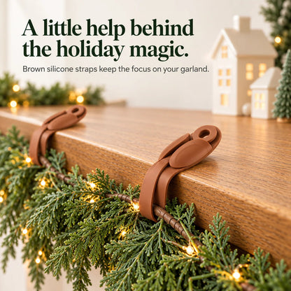 🎄 Invisible Garland Holders – No-Drill Christmas Decorating Made Easy