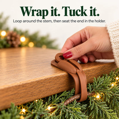 🎄 Invisible Garland Holders – No-Drill Christmas Decorating Made Easy