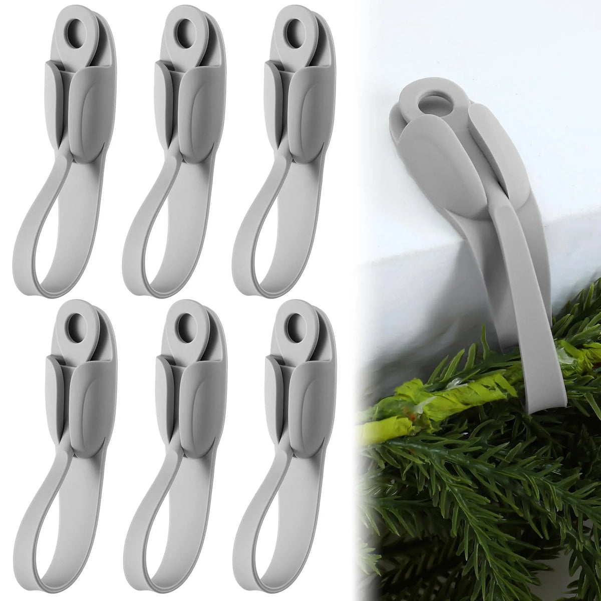 🎄 Invisible Garland Holders – No-Drill Christmas Decorating Made Easy