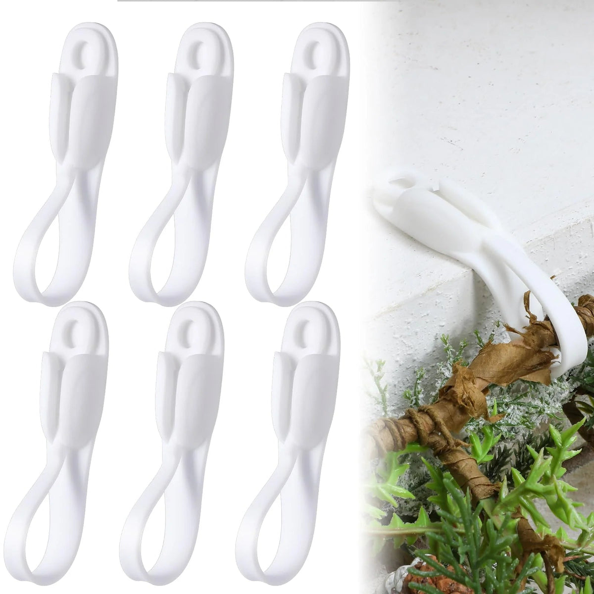 🎄 Invisible Garland Holders – No-Drill Christmas Decorating Made Easy