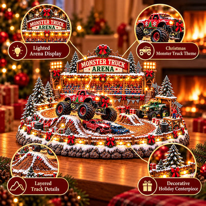 🔥Last Day 49% OFF🔥🚗🎄 Christmas Classic Gas Station Village™ – Lighted Vintage American Gas Station with Classic Cars