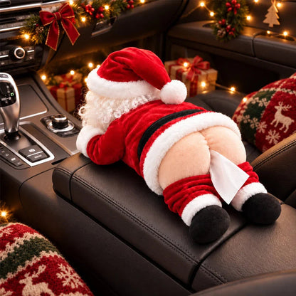🎅😂 Funny Santa Butt Tissue Box – Hilarious Christmas Home Décor
