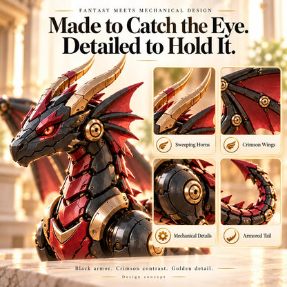 🐉 Mechanical Dragon Egg - Articulated Fantasy Figurine & Mystery Egg 🔥