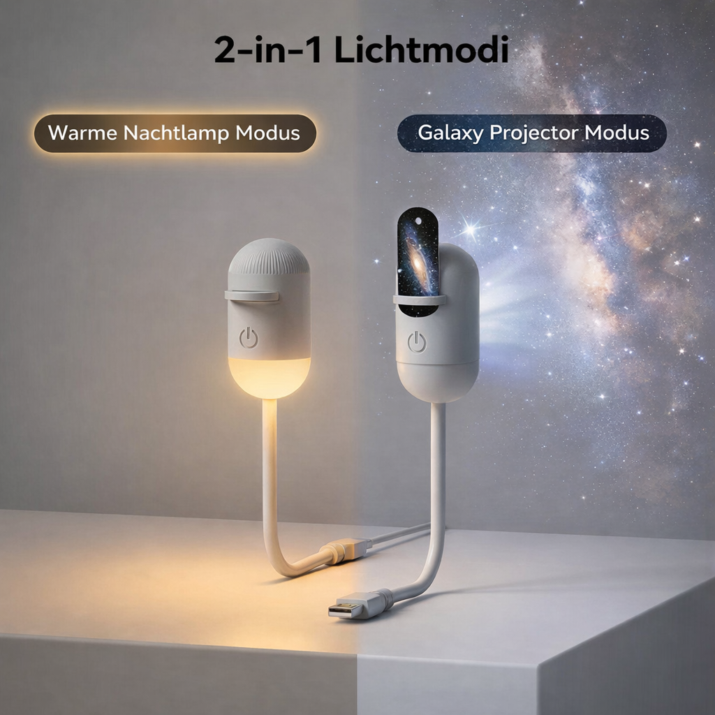 🔥Galaxy Projector 2-in-1 Starry Sky Projector & Night Light USB Galaxy Projector Night Light