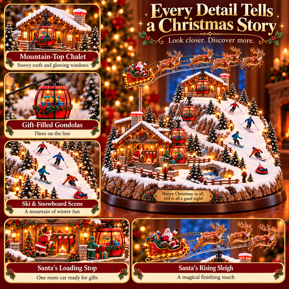 🎄 Christmas Eve Mountain Village — Winter Adventure Edition