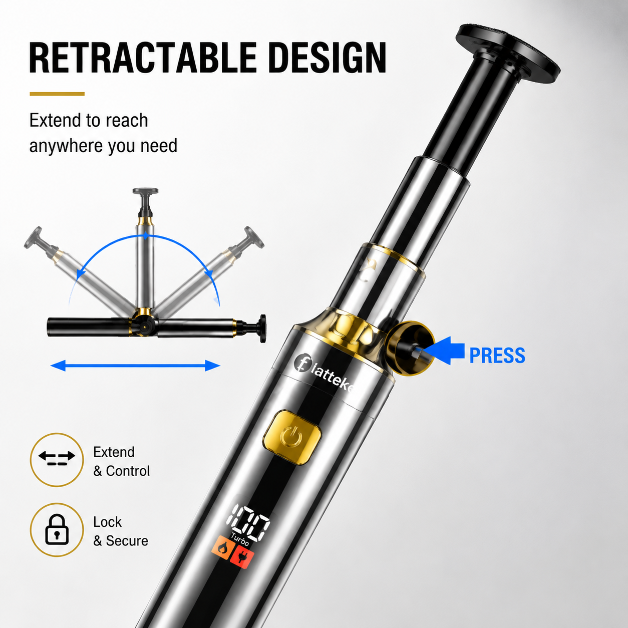 New Retractable Trimmer for Men: Body Hair and Nose Hair Trimmer, Electric Shaver, and Hair Clipper