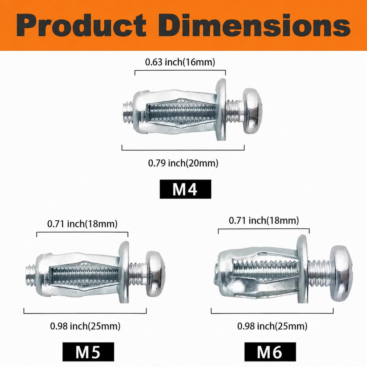 🔩 Heavy-Duty Petal Expansion Rivet Locking Nuts Set with Zinc-Plated Carbon Steel 🛠️